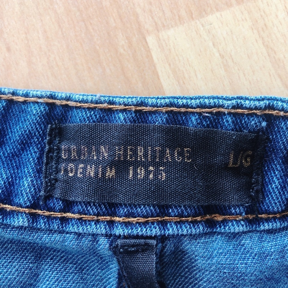 Vintage Style Denim Buttoned Mini Skirt 🌀🌀 Cute - Picture 5 of 5